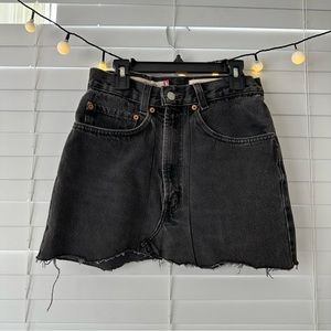 Vintage Levi's jean skirt